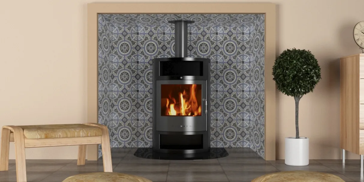 Freezing February: Tiles To Use With Fireplaces & Woodburners
