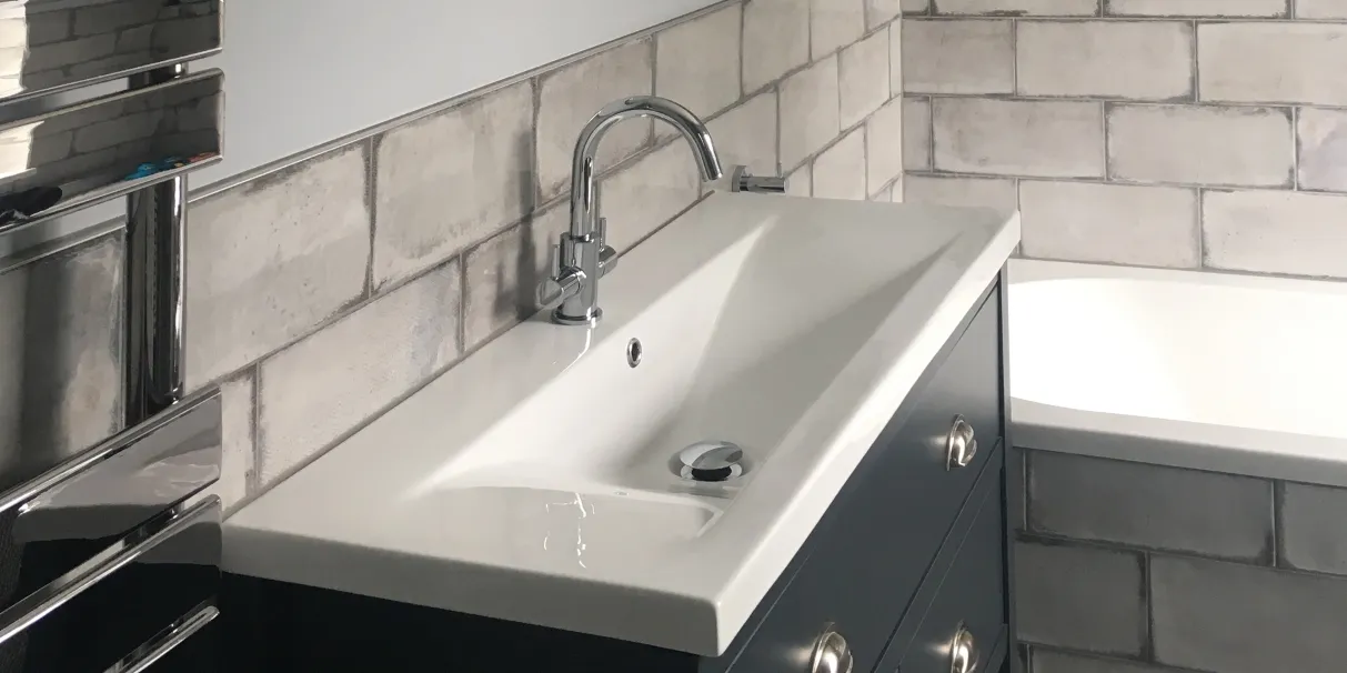 Customer Tile Style Profile: Rebecca’s Rustic Bathroom Revamp