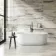 Amazonas Blue Marble Effect Semi Polished Porcelain Tile