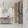 Fantasy Calacatta Taupe Polished Marble Effect Porcelain Wall and Floor Tile