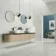 Fior Di Bosco Light Grey Decor Marble Effect Gloss Ceramic Wall Tile
