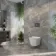 Harmony Grey Marble Effect Matt Porcelain Tile