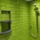 Linear Green Gloss Wall Tiles
