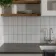 Metro Flat Ceramic White Matt Wall Metro Tiles