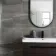 Shades Grey Stone Effect Polished Porcelain Wall and Floor Tile