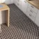 Wicker Black Pattern Matt Porcelain Wall and Floor Tile