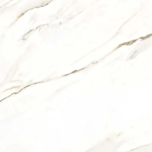 Golden White Marble Effect Polished Porcelain Floor Tile