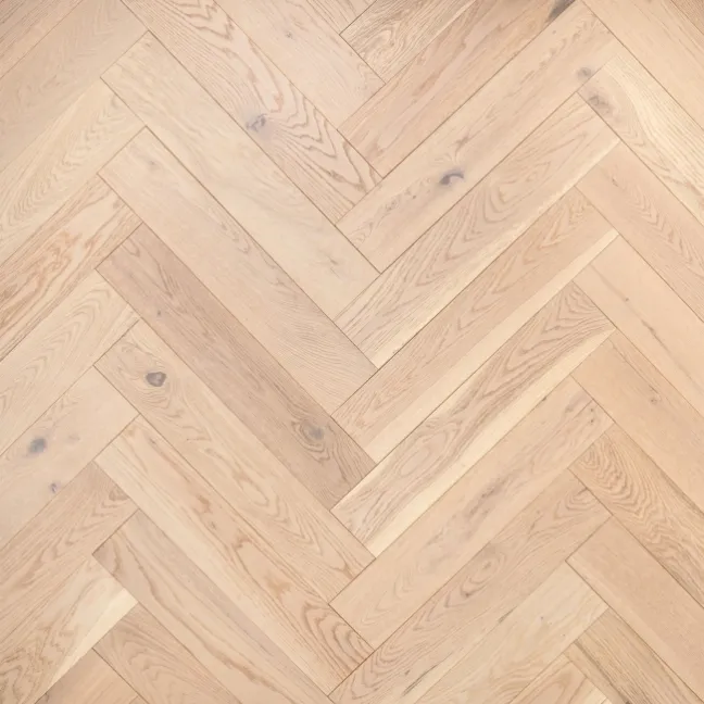 Alpes Grey Oak Herringbone Engineered Wood 15mm Invisible Oiled