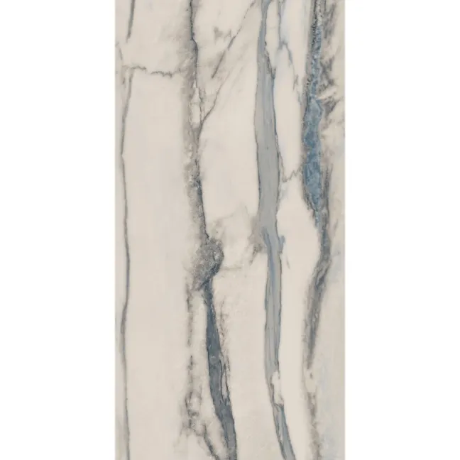 Amazonas Blue Marble Effect Semi Polished Porcelain Tile