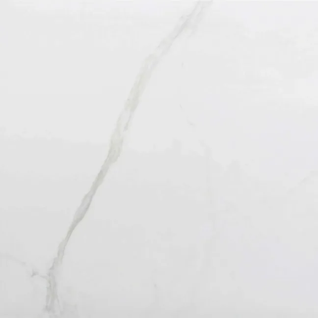 Carrara White Gloss Marble Effect Floor Tile