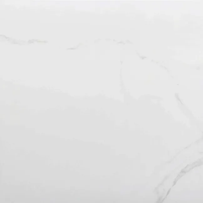 Carrara White Gloss Marble Effect Floor Tile