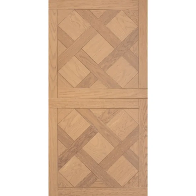 Clovelly Natural Oak Parquet Pattern Effect Laminate Flooring 12mm