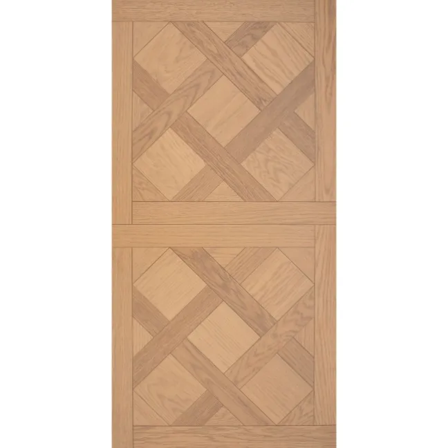 Clovelly Natural Oak Parquet Pattern Effect Laminate Flooring 12mm