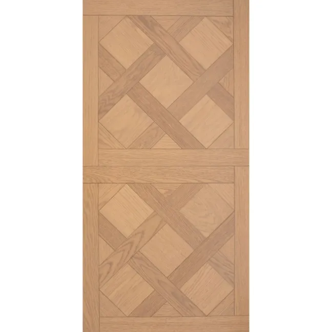 Clovelly Natural Oak Parquet Pattern Effect Laminate Flooring 12mm