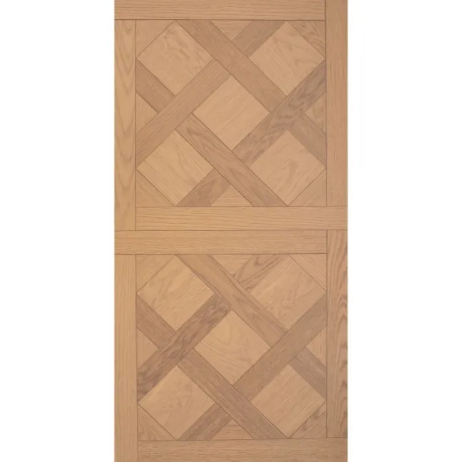 Clovelly Natural Oak Parquet Pattern Effect Laminate Flooring 12mm