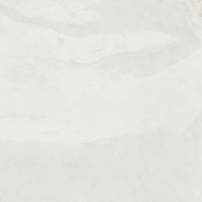 Mustang White Slate Effect Matt Porcelain Floor Tile