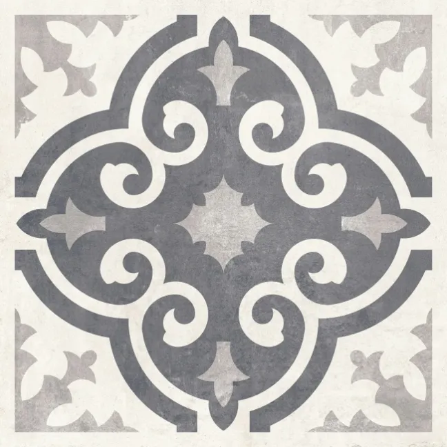 Porto Decor White Concrete Effect Matt Porcelain Outdoor Slab Tile