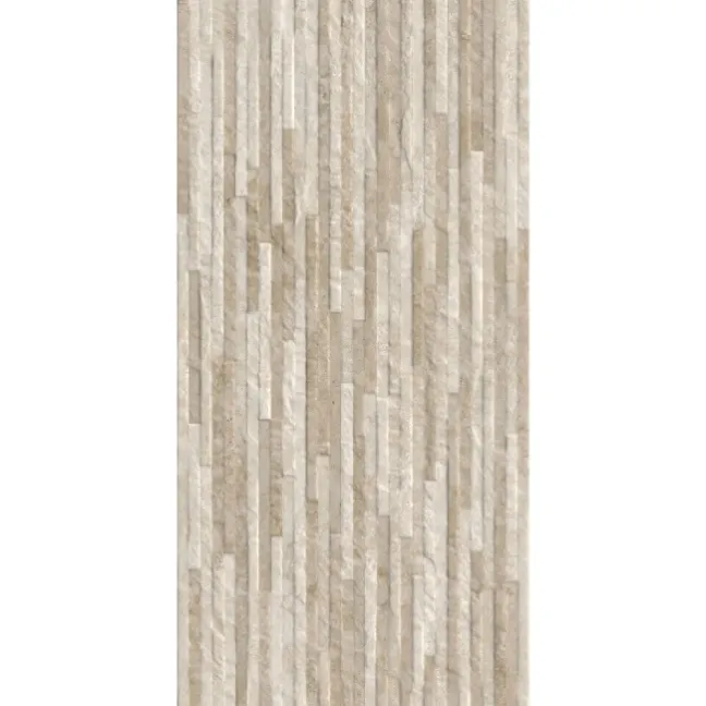 Premiere Beige Split Face Effect Matt Ceramic Wall Tile