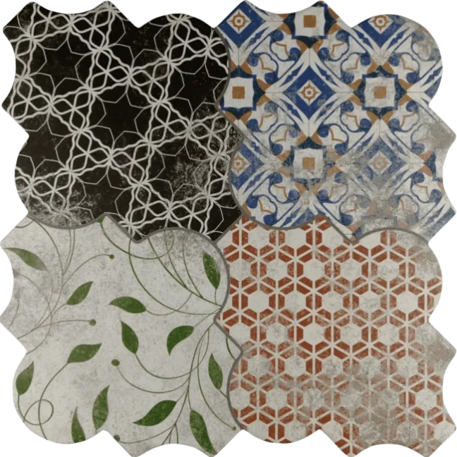 Riga Patchwork Wall and Floor Tiles