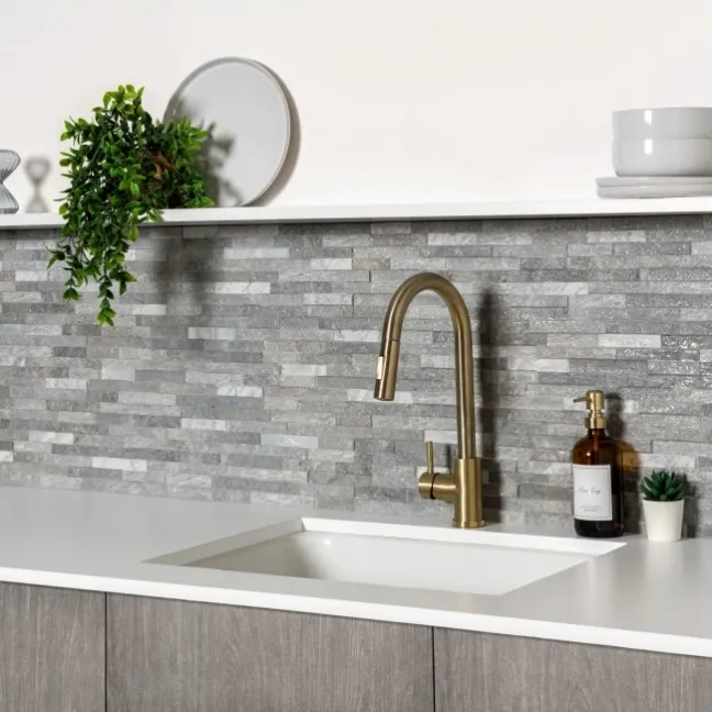 Rio Grey Split Face Effect Italian Porcelain Wall Tile
