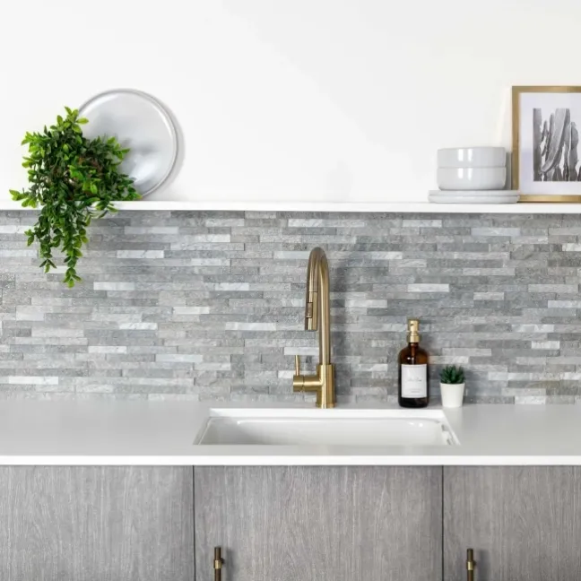 Rio Grey Split Face Effect Italian Porcelain Wall Tile