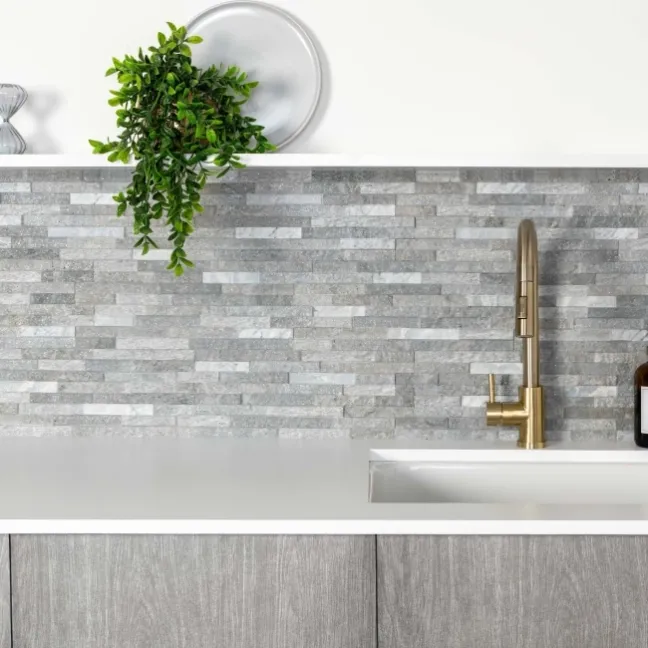 Rio Grey Split Face Effect Italian Porcelain Wall Tile