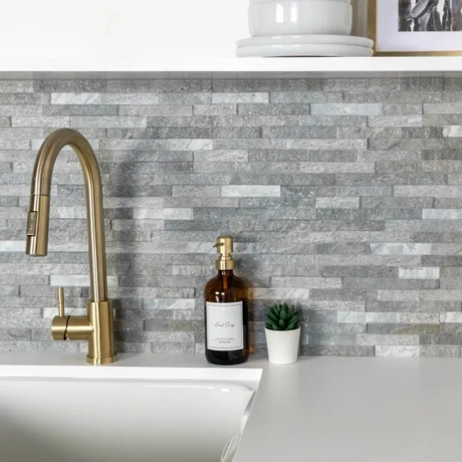 Rio Grey Split Face Effect Italian Porcelain Wall Tile