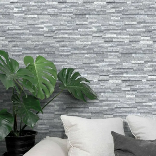 Rio Grey Split Face Effect Italian Porcelain Wall Tile