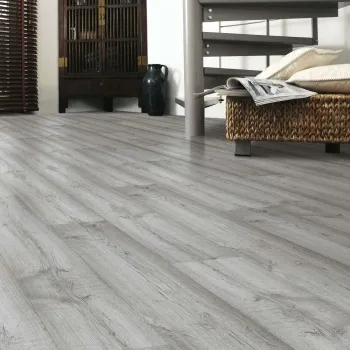 Variety Medium Grey Oak Pure+ Laminate Flooring 8mm