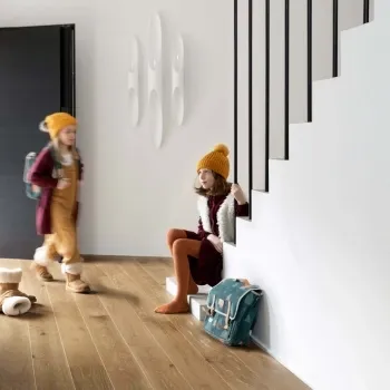 Natural French Ambre Oak Engineered Flooring 11mm x 130mm Lacquered