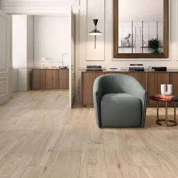 Madeira XL Light Oak Wood Effect Matt Porcelain Floor Tile