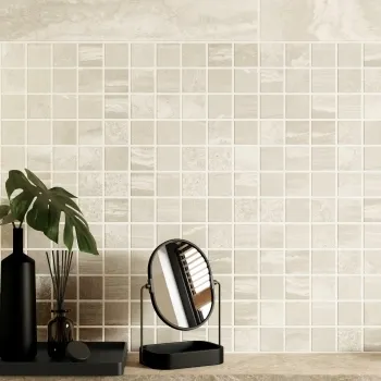 Snowdon Marfil Stone Effect Matt Porcelain Mosaic