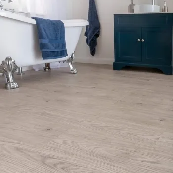Woodland Light Grey Oak Water Resistant Laminate Flooring 8mm