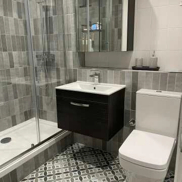 Luken Nicole Aqua Wall and Floor Tile