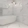 Carrera White Marble Effect Rectified Polished Porcelain Wall and Floor Tile