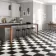 Chess White Matt Ceramic Floor Tile