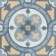 Granada Blue Victorian Patterned  Matt Ceramic Floor Tile