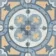 Granada Blue Victorian Patterned  Matt Ceramic Floor Tile