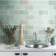 Craquele Mint Wall Tiles 