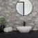 Roma Grey Travertine Effect Italian Porcelain Wall Tile