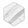 Statuario White Marble Effect Hexagon Matt Porcelain Tile