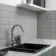 Subway Bevelled Grey Gloss Ceramic Wall Tiles