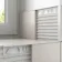8mm White Square Edge Plastic Trim