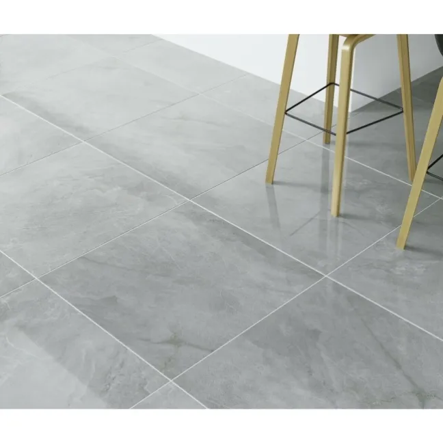 Muse Grey Italian Polished Porcelain Floor Tiles