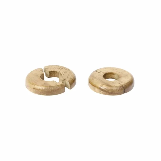 Real Wood Pipe Surrounds - Light Oak - Pack Of 2
