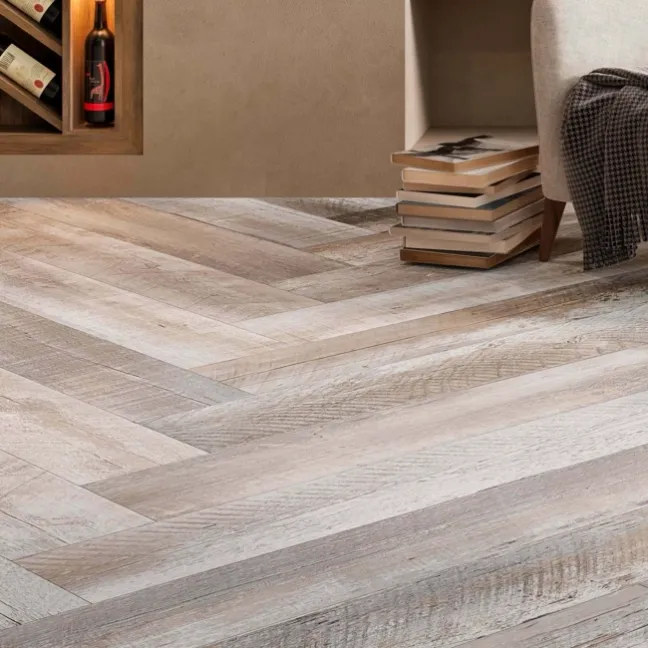 Art Wood Cream Matt Wood Effect Porcelain Floor Tile