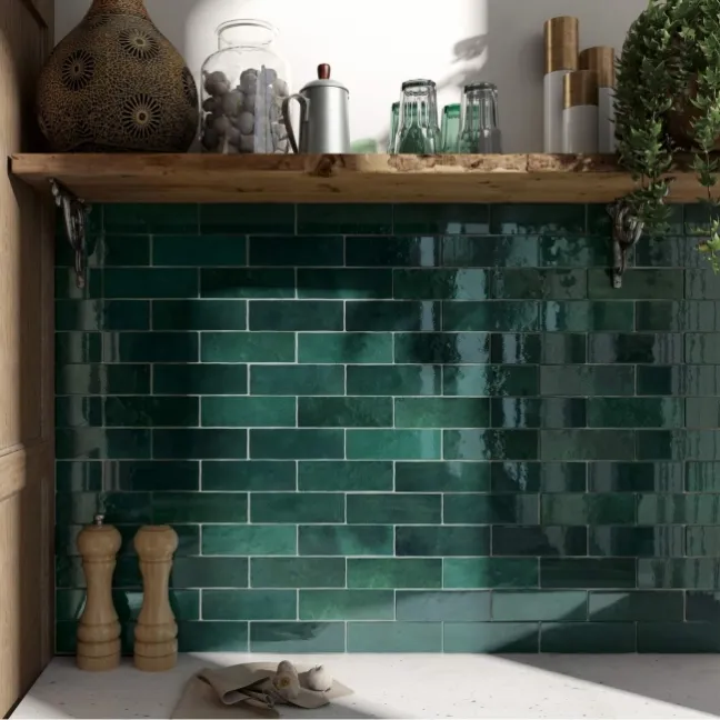 Artesano Moss Green Wall Tiles