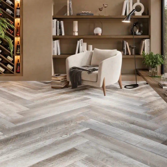 Art Wood Cream Matt Wood Effect Porcelain Floor Tile