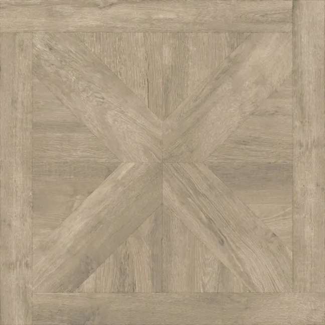 Aspen Taupe Woven Wood Effect Matt Porcelain Floor Tile