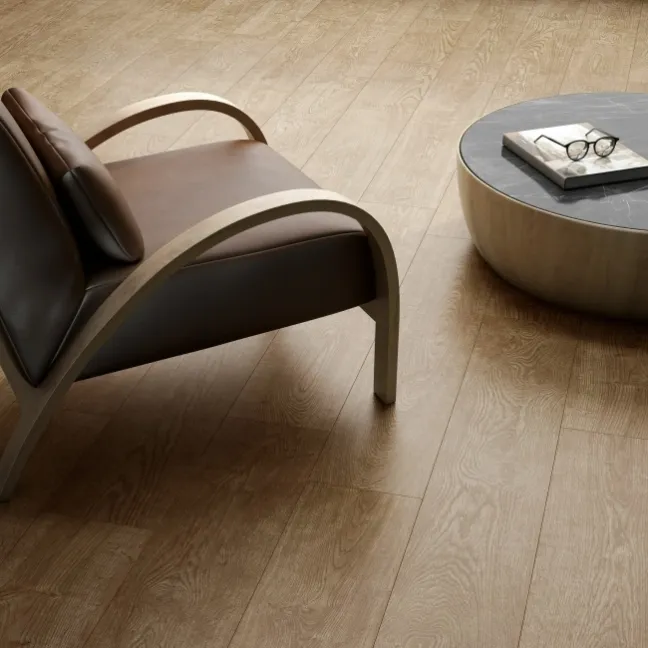  Authentic Dark Oak Wood Effect Matt Porcelain Floor Tile
